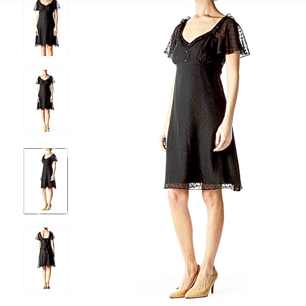 Alice Temperley for Target Black Swiss Dot Dress - Picture 3 of 12